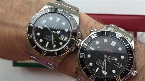 【F】 Omega Seamaster 300M Green Vs. Rolex Submariner 